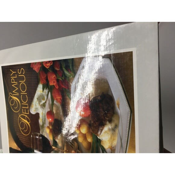 Simply Delicious Recipe 2 Ring Binder Cooking Vintage Menu Meal Planning RGUC - Picture 7 of 16